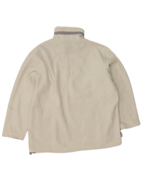 Lotto Jersey Polar con Cremallera y Cuello para Mujer UK 18 XL Poliéster Blanco Roto