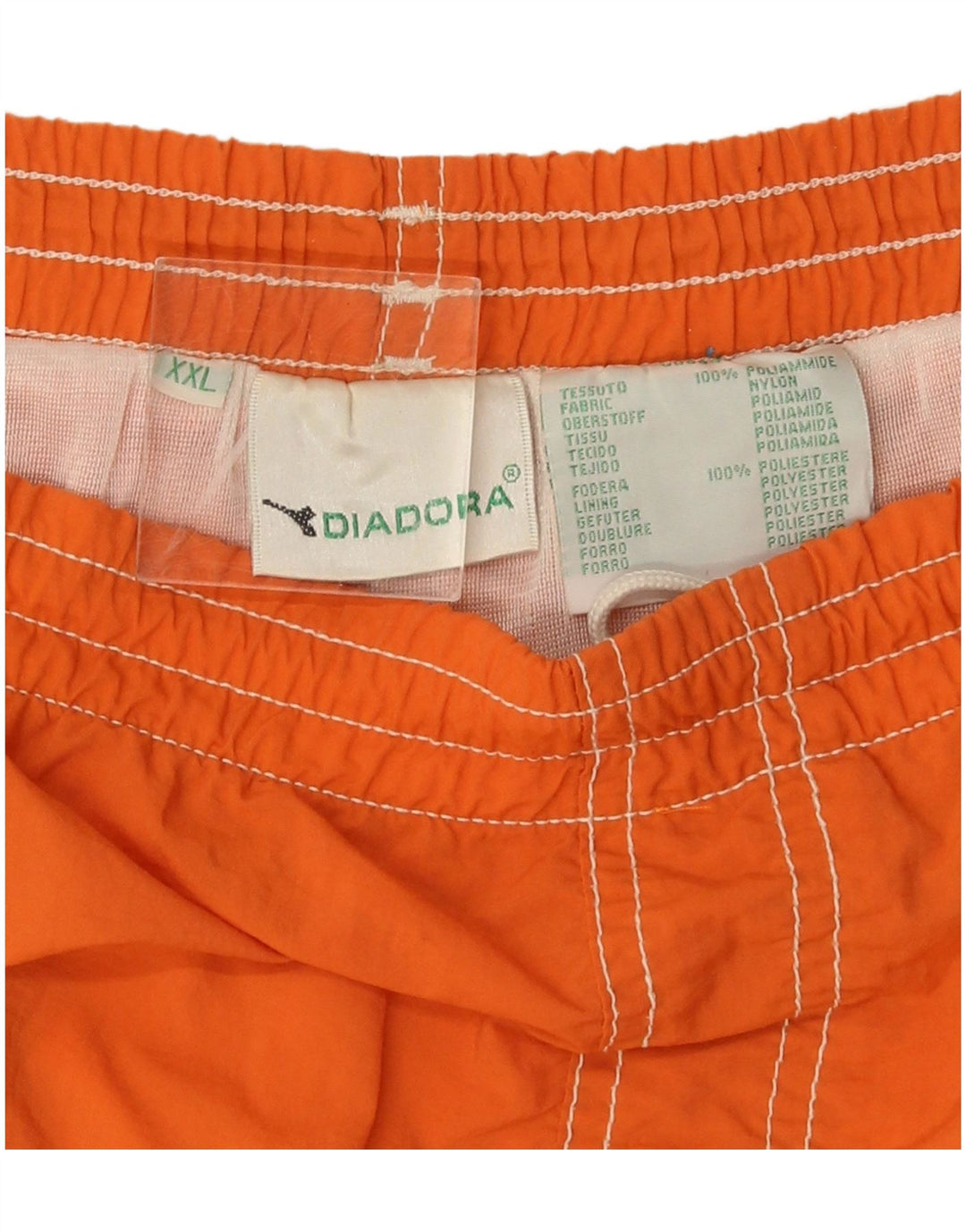 Diadora Bañador Hombre 2XL Naranja Poliamida