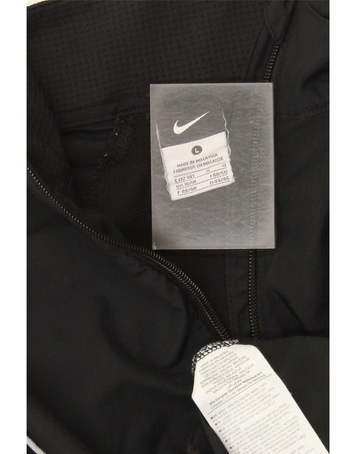 Nike - Chaqueta de chándal para mujer, talla 16/18, talla grande, color negro, poliéster