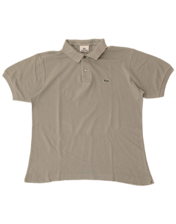 Polo Lacoste para hombre talla 4 mediano algodón caqui
