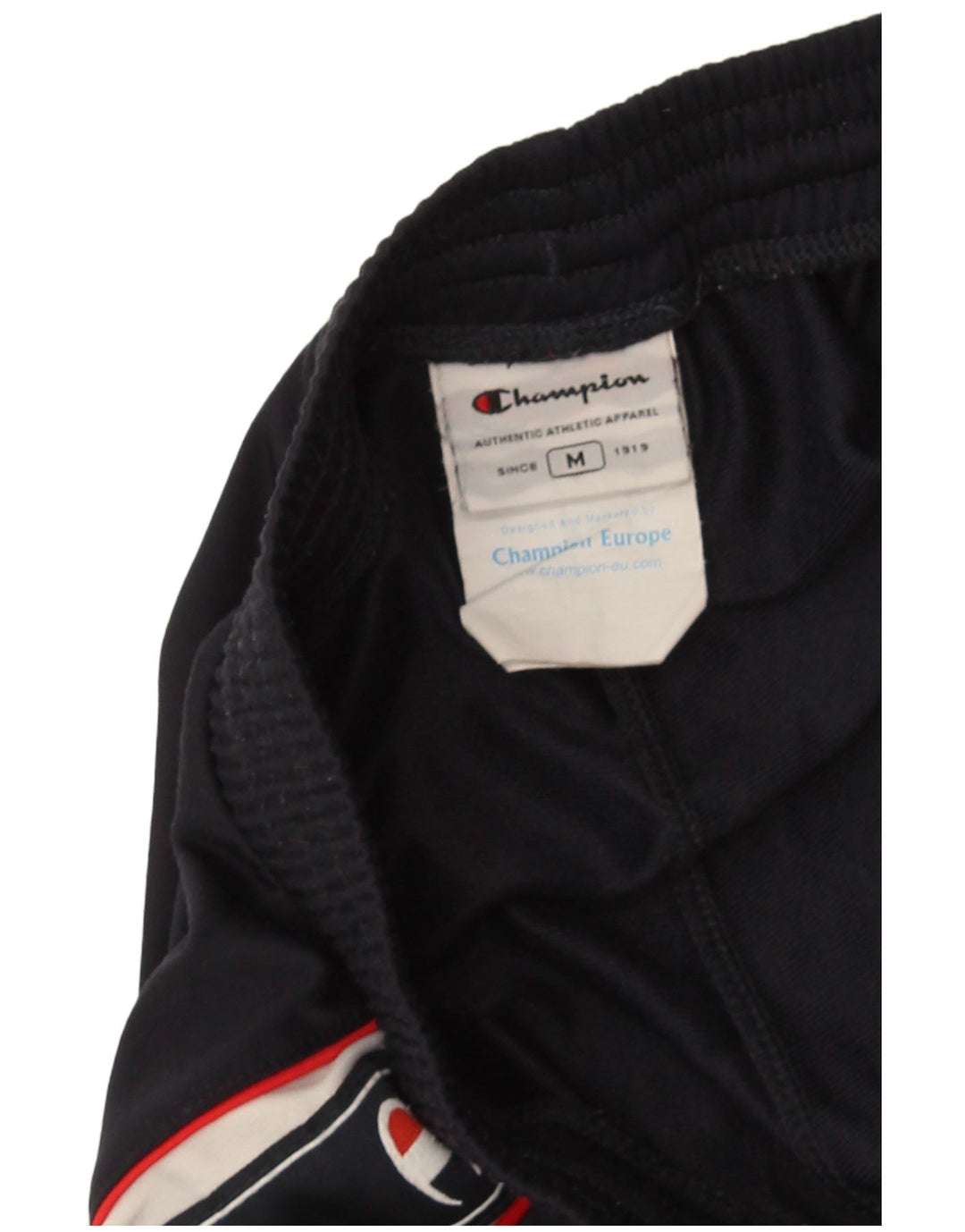 Champion Pantalones De Chándal Gráficos Para Hombre Joggers Poliéster Azul Marino Medio