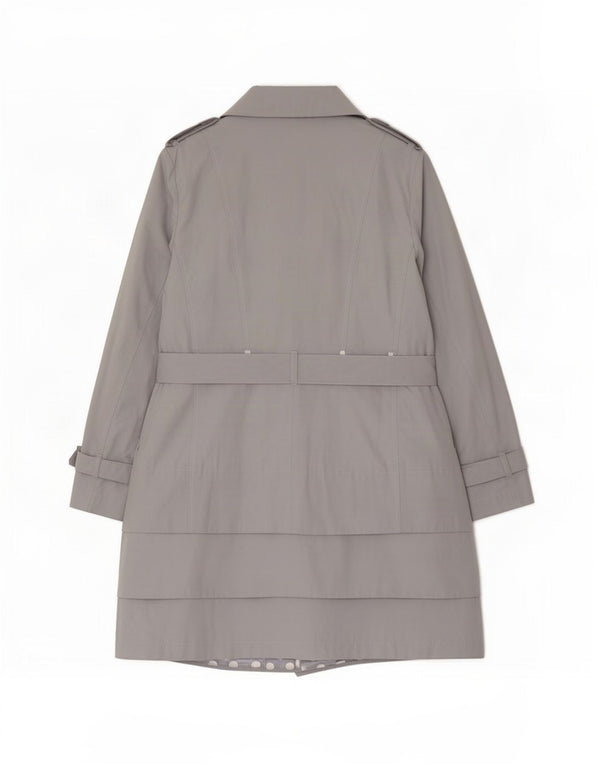Marks & Spencer Gabardina Per Una para mujer Reino Unido 12 Algodón gris medio