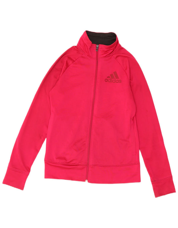 Adidas Mujer Chándal Top Chaqueta UK 4/6 XS Rosa Poliéster