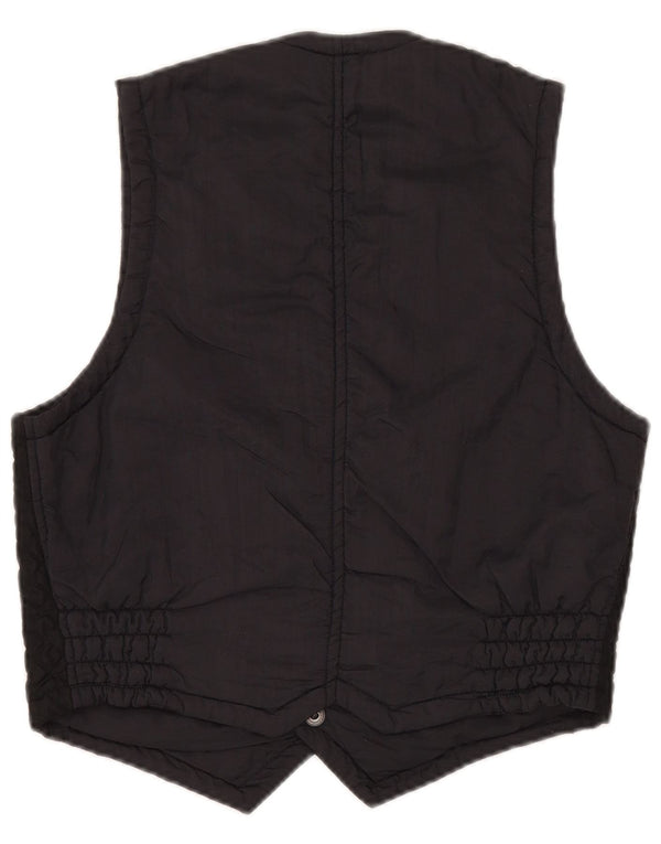 Postal para mujer de Dario Talenti Chaleco Reino Unido 12 Mediano Negro Floral