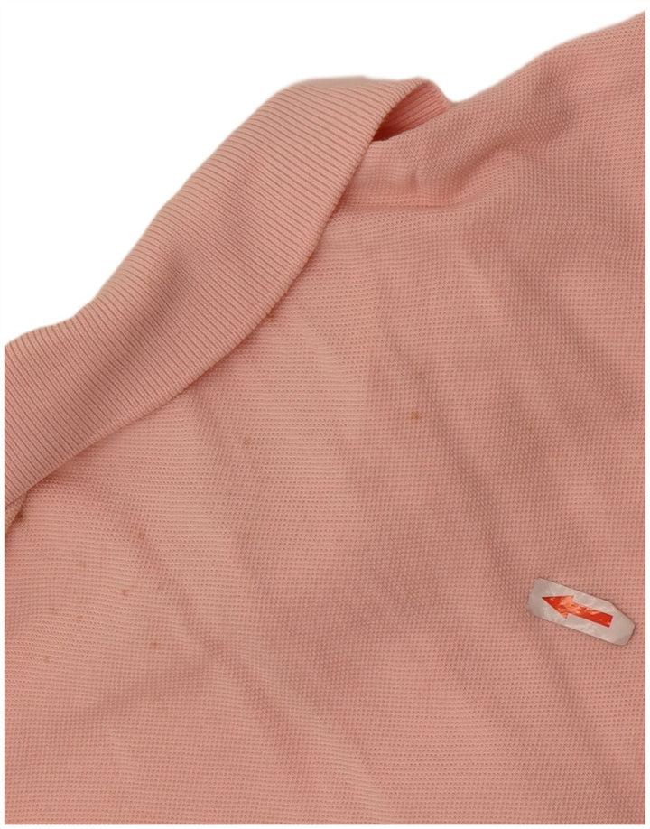 Polo Lacoste para hombre talla 5 grande algodón rosa