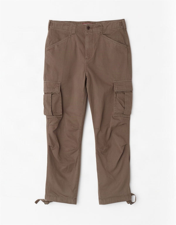 Joe Browns Pantalones cargo rectos para mujer UK 8 Small W26 L26 Algodón caqui