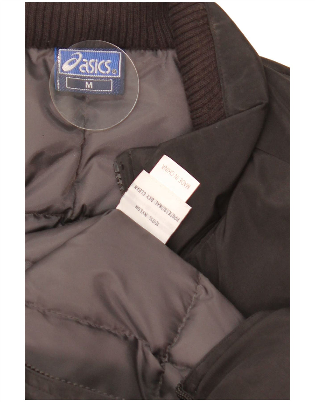 Chaqueta acolchada Oasis para hombre UK 38 Medium Black Nylon