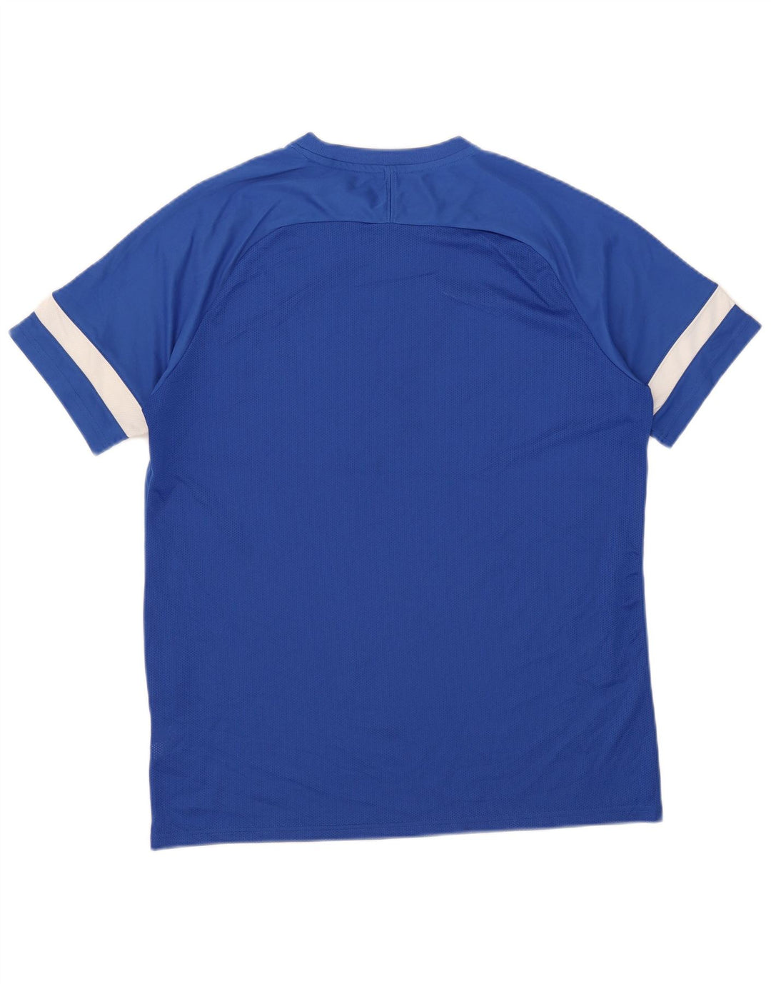 Camiseta Nike Dri Fit para hombre Top XL Azul Colorblock Poliéster