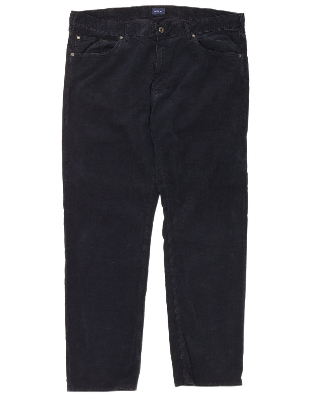 GANT Pantalón regular de pana para hombre W40 L32 Algodón azul marino