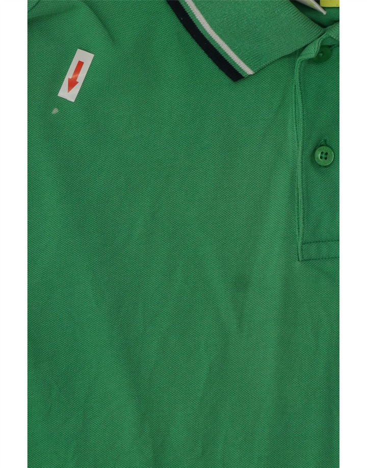 Polo Diadora Hombre Algodón Verde Medio