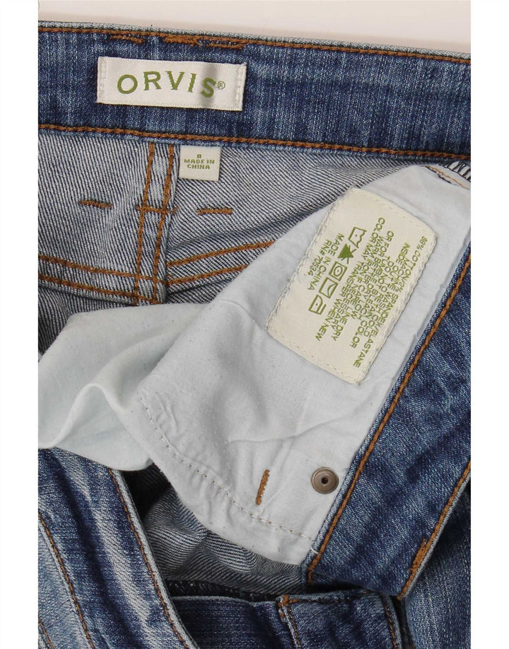 Orvis Jeans Slim para Mujer US 8 Medium W34 L30 Algodón Azul