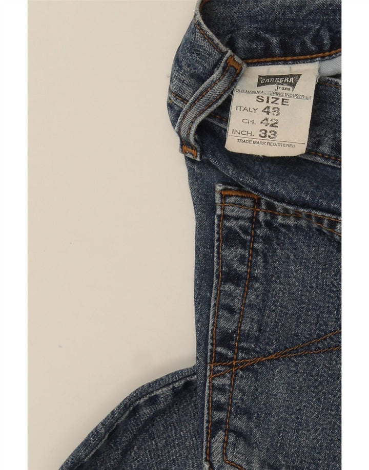 Vaqueros rectos para hombre Carrera W33 L34 Algodón azul