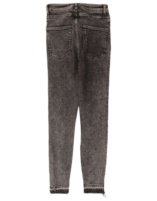 Zara Vaqueros Pitillo Mujer EU 36 XS W26 L27 Gris