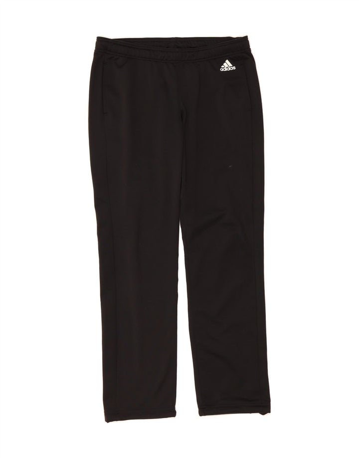 ADIDAS Womens Tracksuit Trousers UK 12/14 Medium Black Polyester Vintage Adidas and Second-Hand Adidas from Messina Hembry 