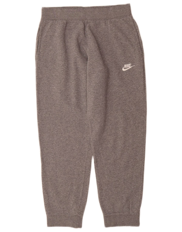 Nike - Pantalón de chándal para niña, 13-14 años, XL, algodón jaspeado, Gris