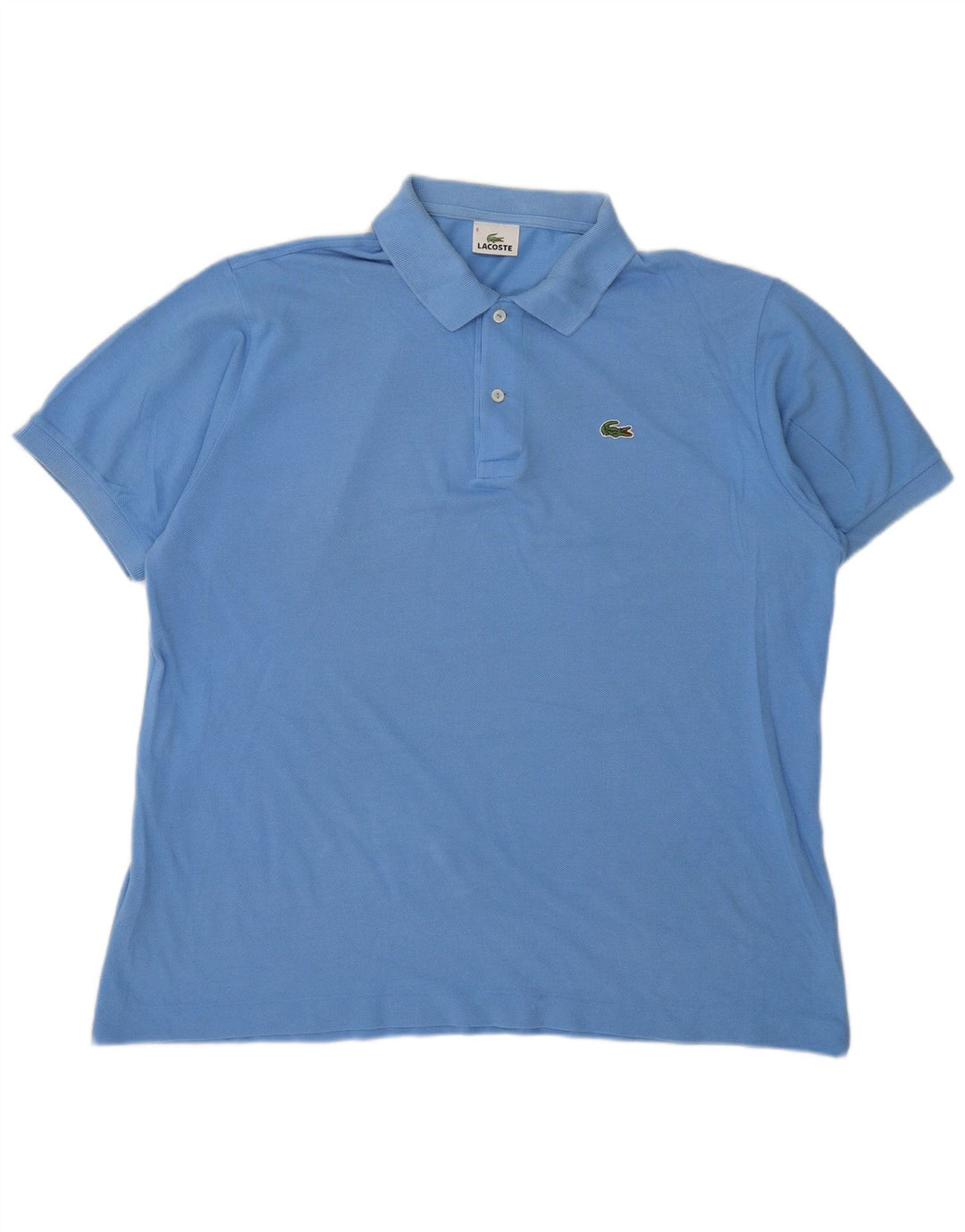 LACOSTE Polo para hombre Talla 6 XL Algodón azul