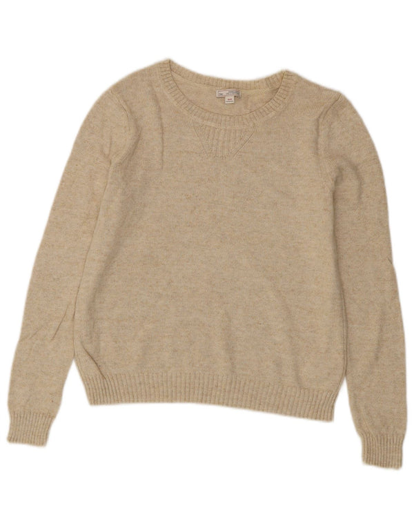 Gap Jersey con Cuello Barco para Mujer UK 6 XS Algodón Beige