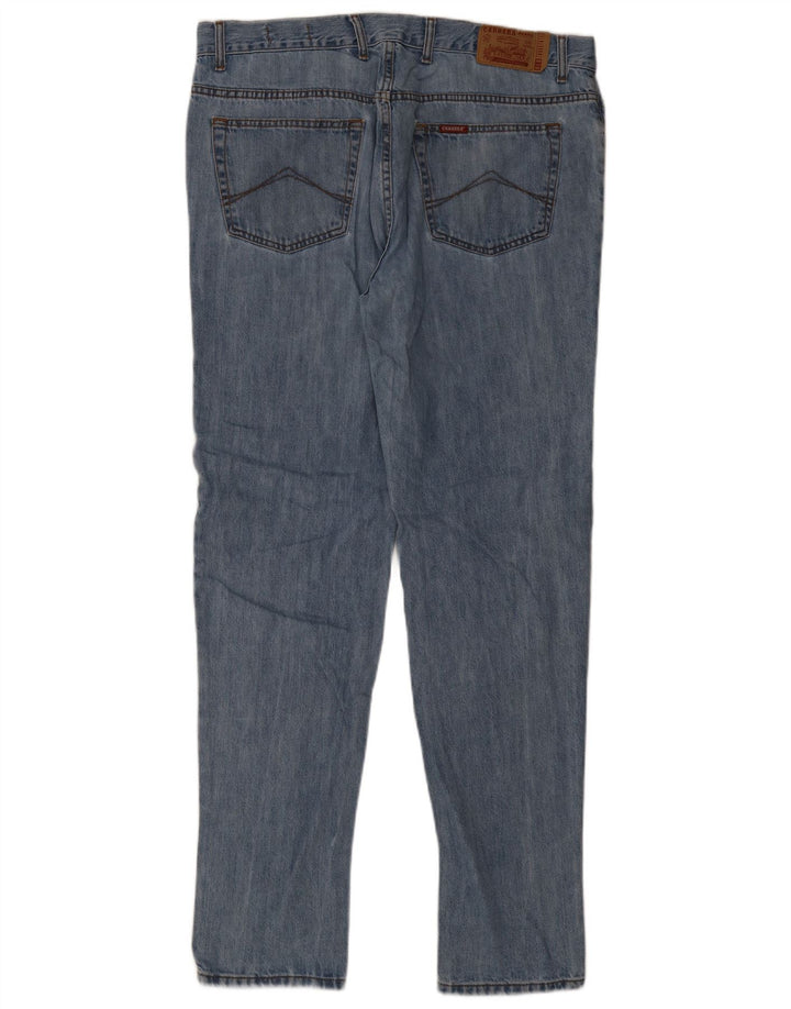 Carrera Vaqueros cónicos regulares para hombre W38 L34 Algodón azul