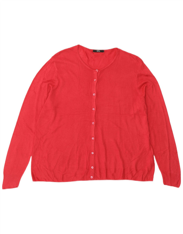 Marks & Spencer Suéter Cárdigan para Mujer UK 22 3XL Rosa