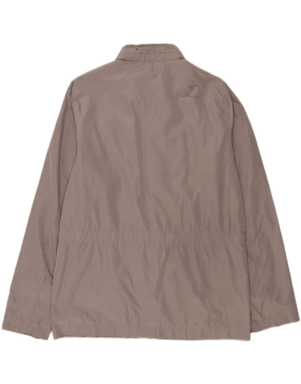 CARRERA Chaqueta utilitaria con capucha de ajuste regular para hombre UK 40 Poliéster gris grande