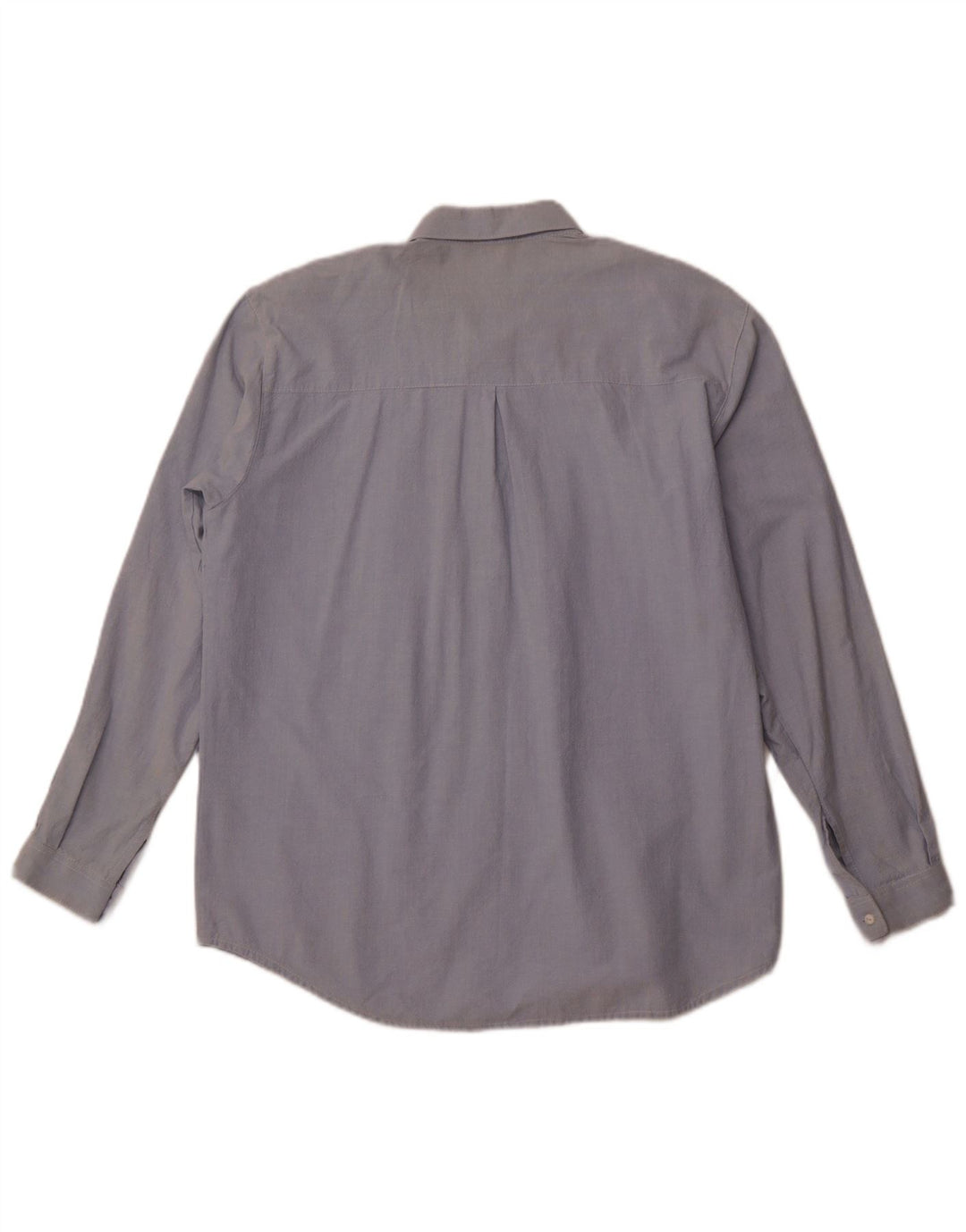 VINTAGE Camisa de mujer Reino Unido 18 XL Azul Floral Algodón Retro