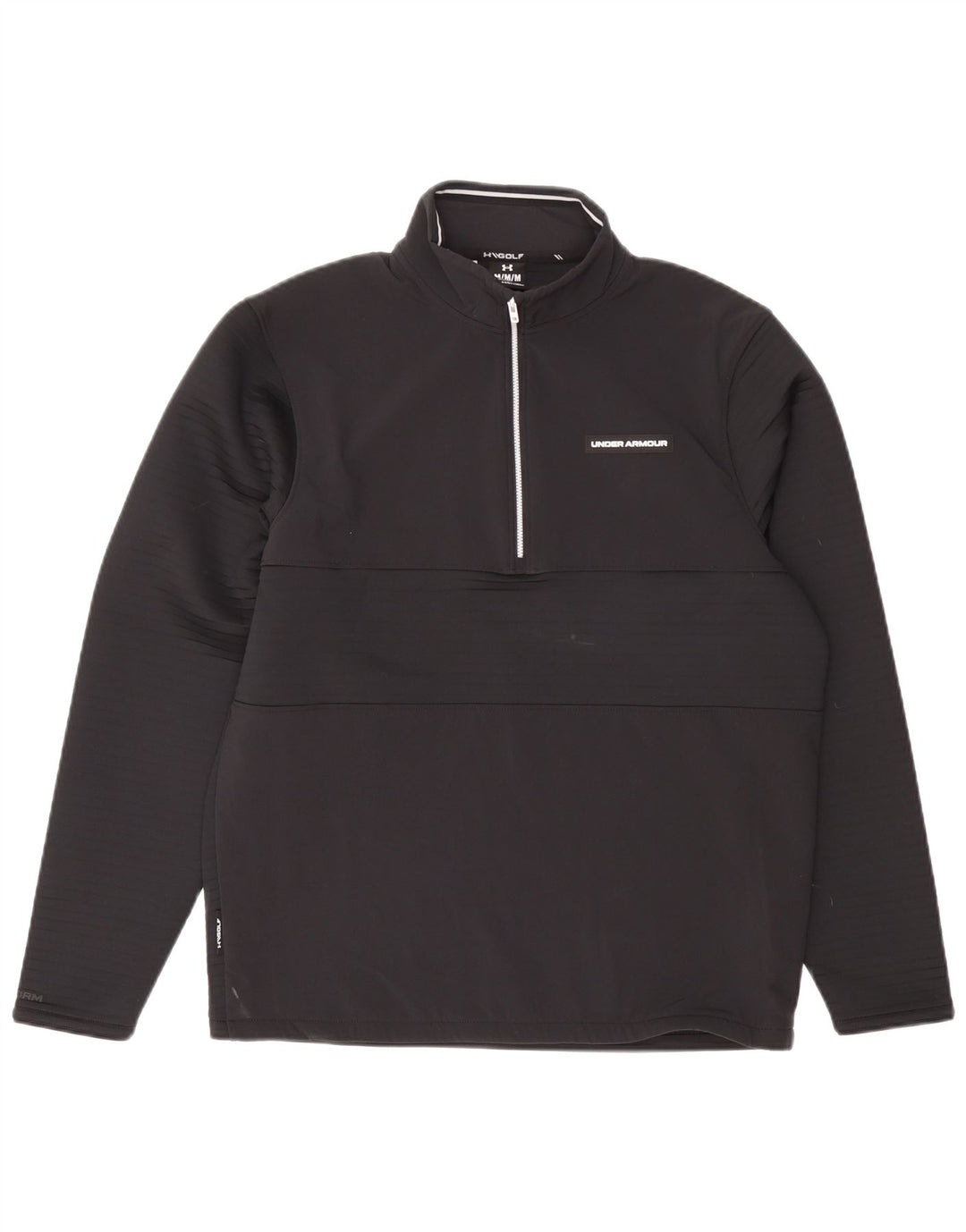 Under Armour Hombre Zip Neck Sudadera Jumper Medium Negro Poliéster