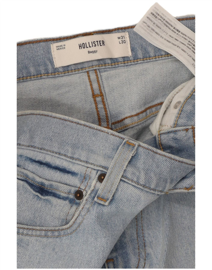 HOLLISTER Vaqueros holgados holgados para hombre W31 L30 Algodón azul
