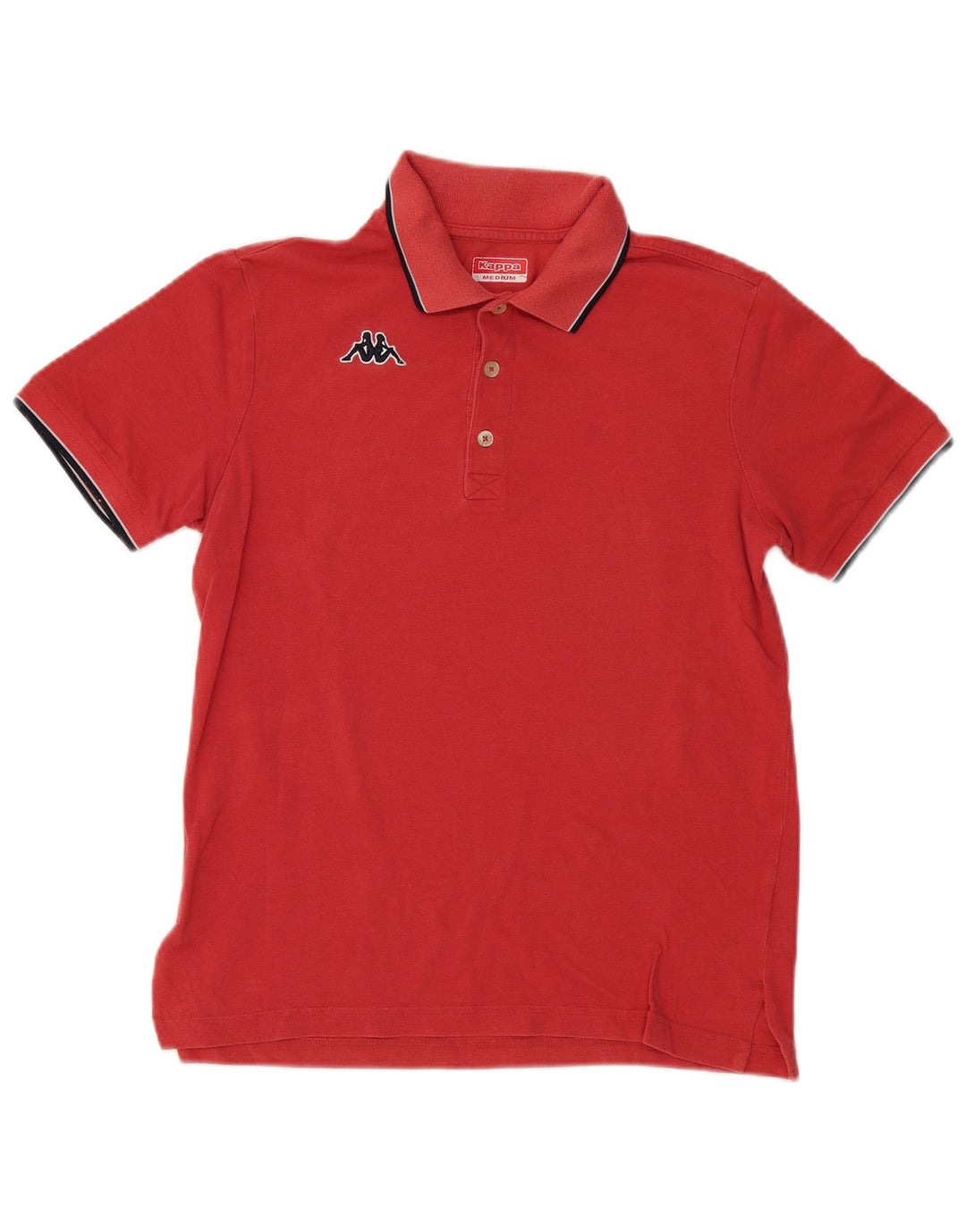 Polo Kappa Hombre Rojo Mediano