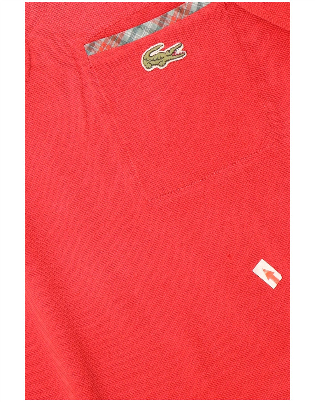 Polo Lacoste para hombre talla 5 grande algodón rojo