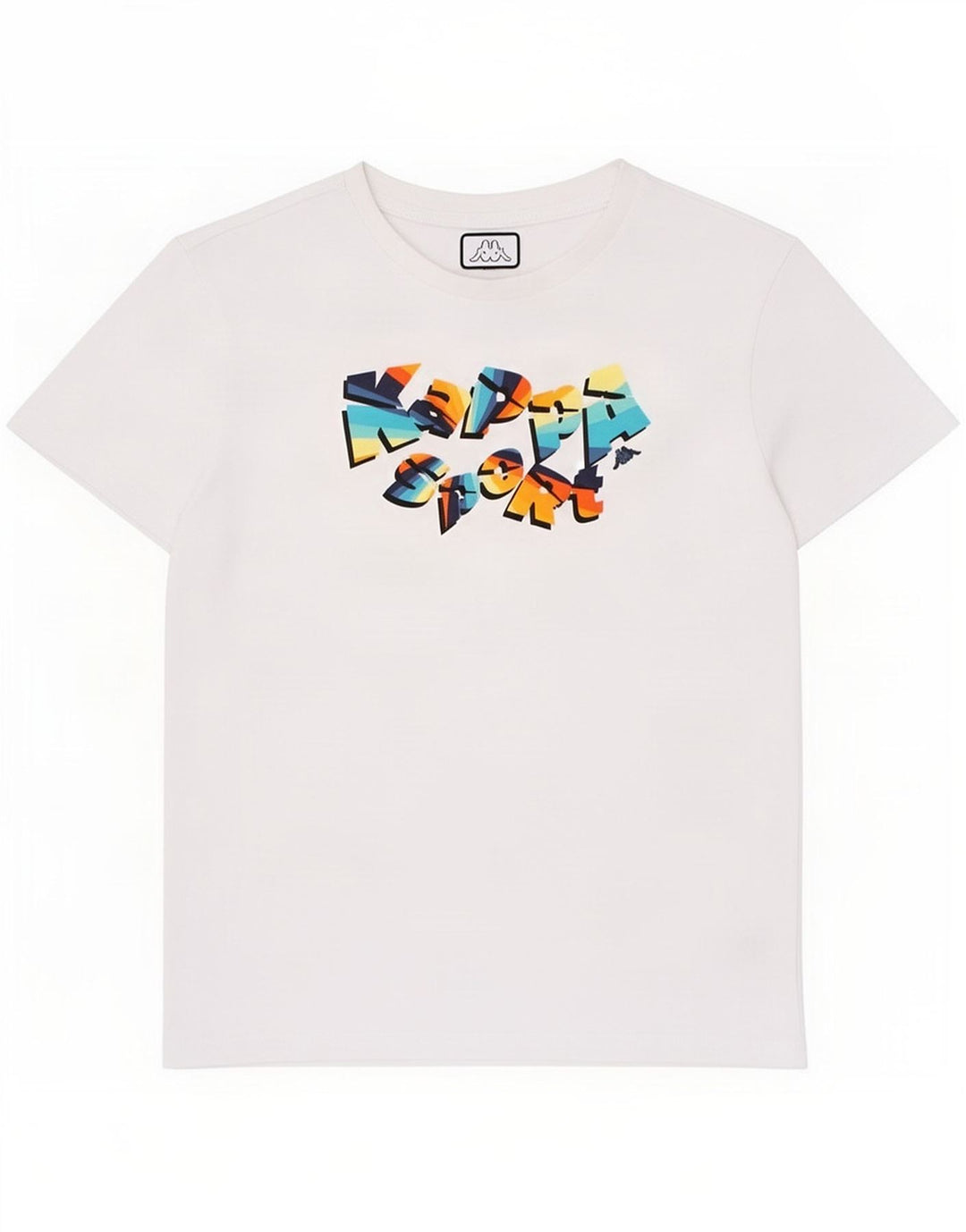 Kappa Camiseta gráfica para niños 11-12 años Blanco