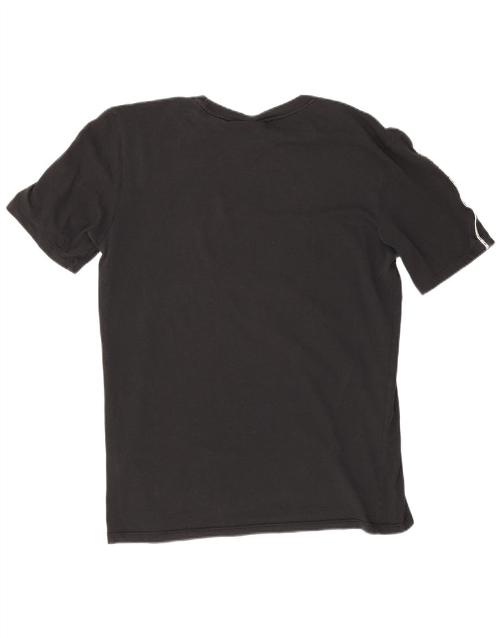 Nike Camiseta de ajuste estándar para hombre, talla mediana, algodón negro