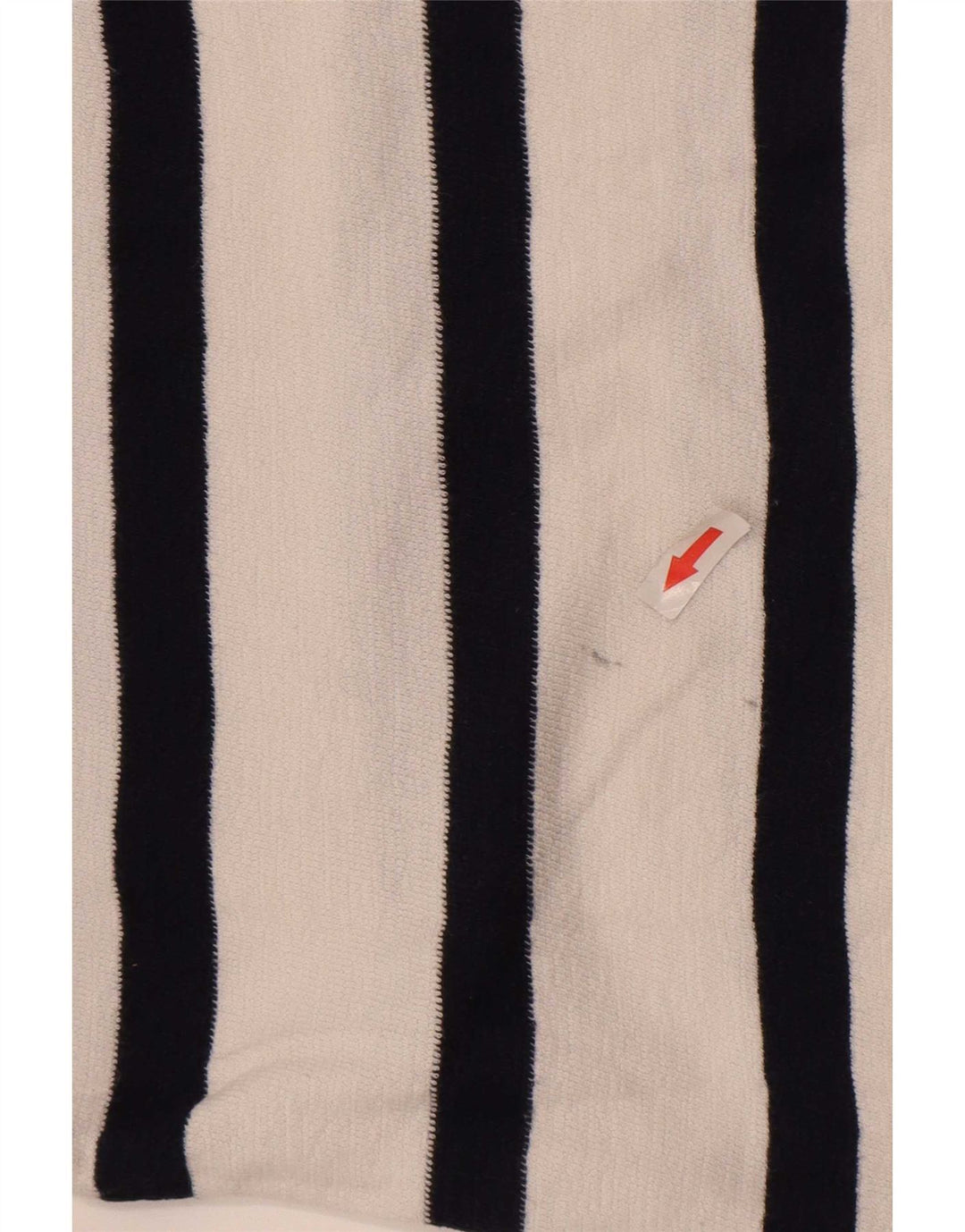 Marks & Spencer Top para mujer de manga larga UK 42 Algodón a rayas blanco mediano