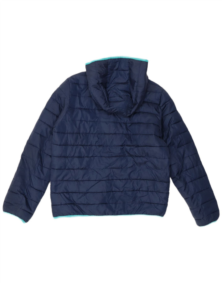 Champion Chaqueta Acolchada Con Capucha Niño 13-14 Años XL Azul Marino Poliéster