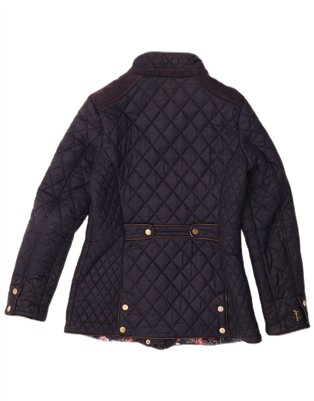 JOULES Chaqueta acolchada para mujer UK 10 Small Azul marino Poliamida