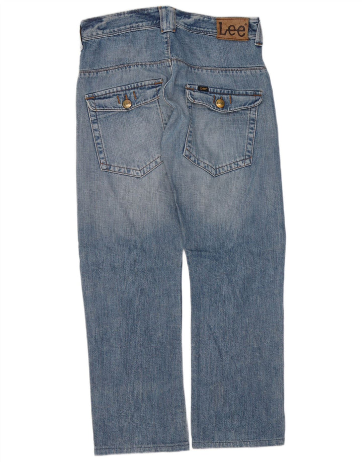 Vaqueros rectos con parche Dillon para hombre Lee W30 L29 Algodón azul