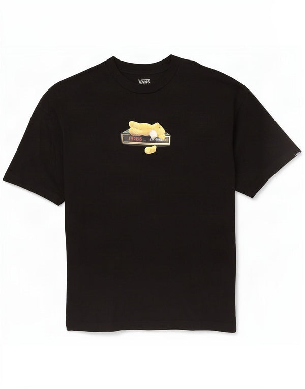 Vans Camiseta holgada con gráfico para hombre XL Algodón negro