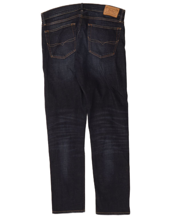 Polo Ralph Lauren Vaqueros ajustados para hombre W33 L31 Algodón azul marino