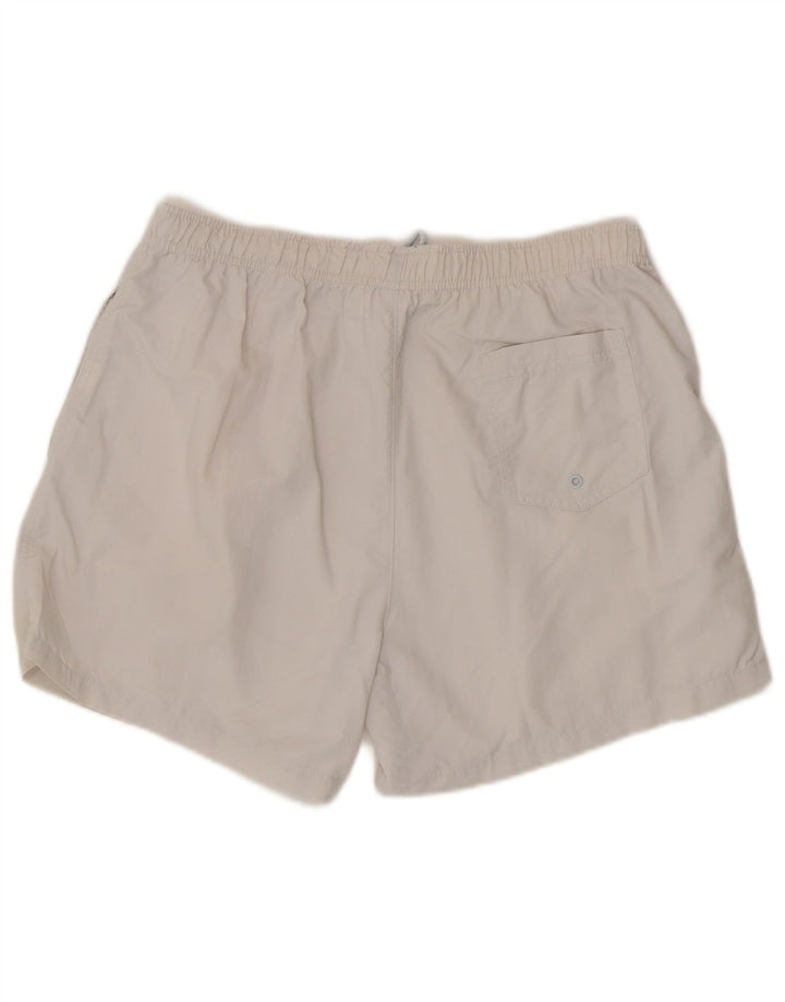 Zara Hombre Bañador Shorts Grande Nylon Blanco