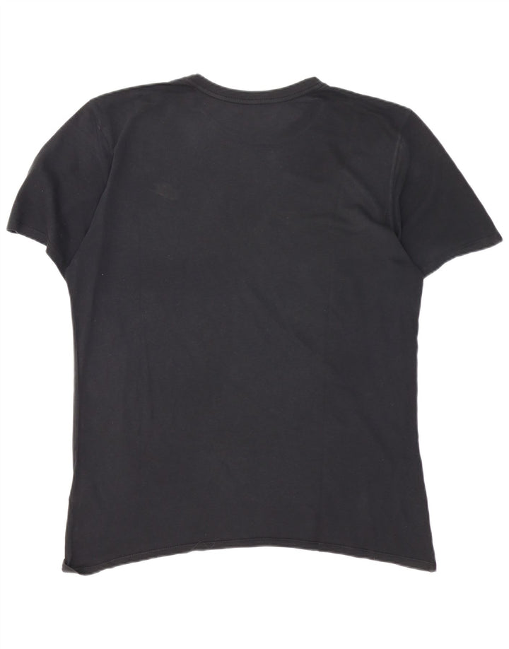 Nike - Camiseta para hombre, talla grande, color negro, algodón