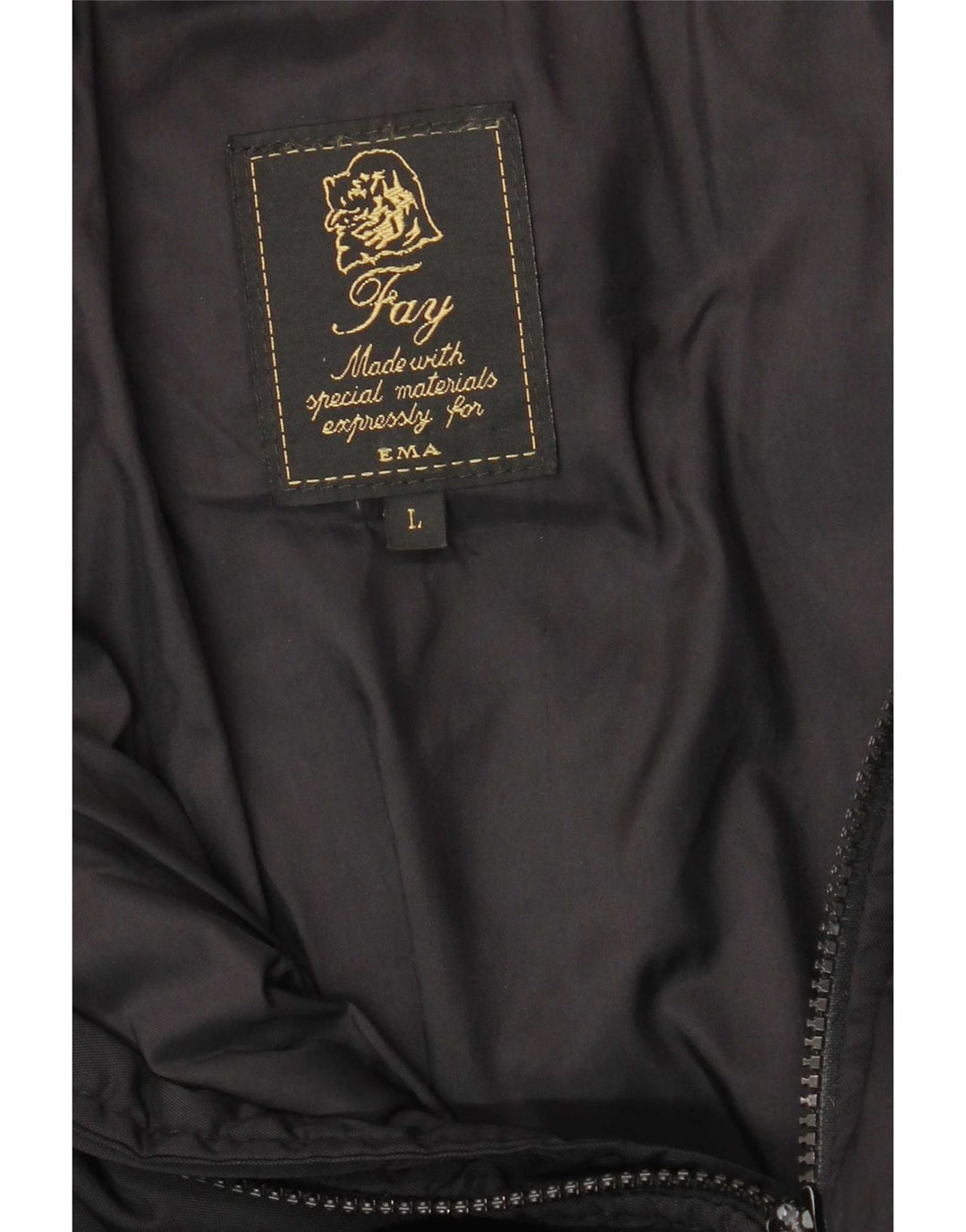 Fay Chaqueta acolchada para mujer UK 46 Large Black