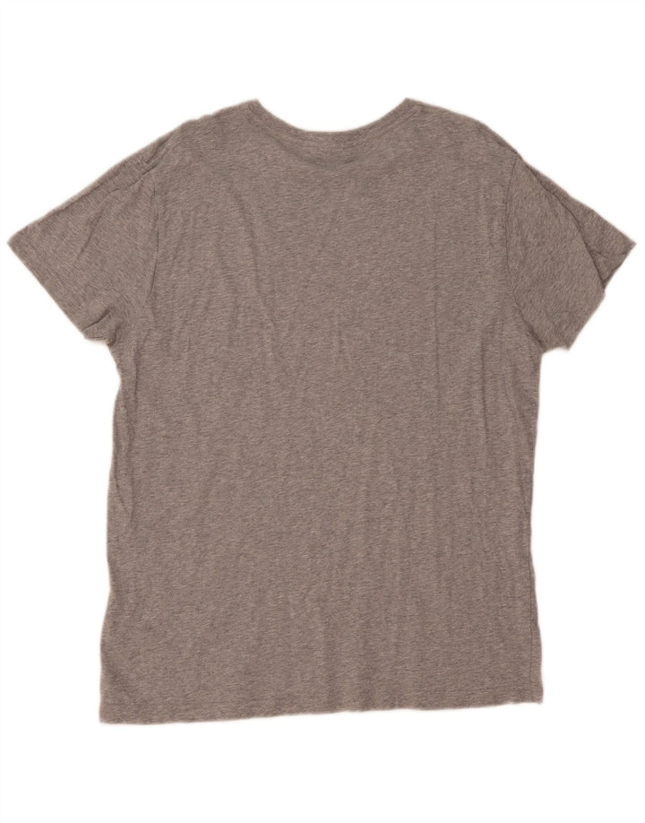 Gant Camiseta Gráfica para Hombre Top Grande Gris Algodón