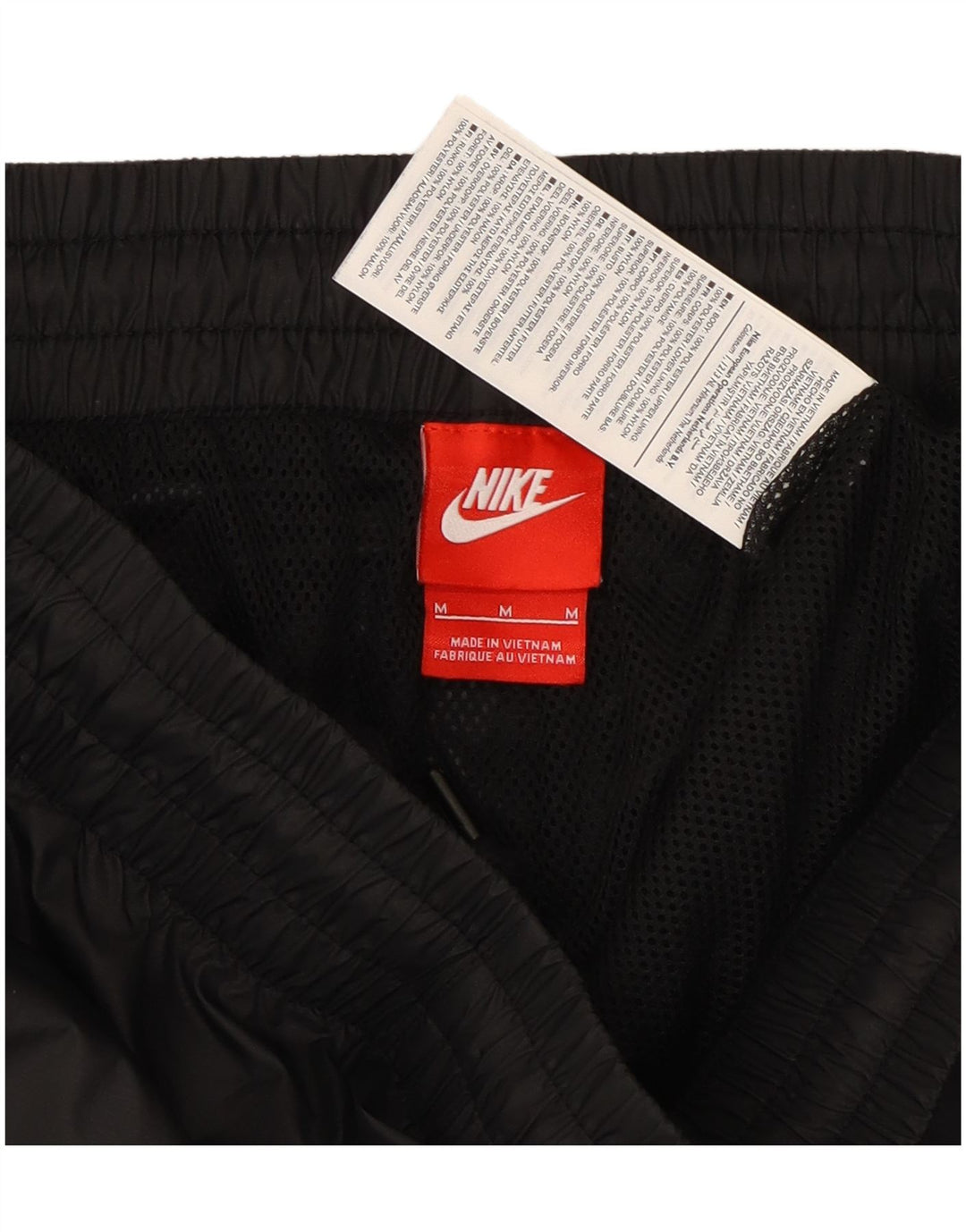 Nike Mujer Graphic Chándal Pantalones Joggers UK 14 Medium Negro