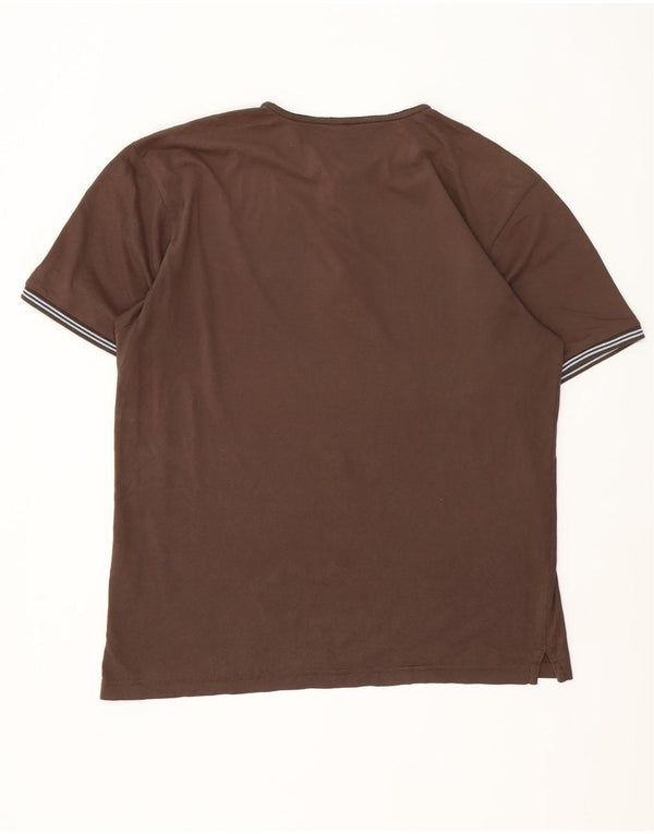 Champion Camiseta para hombre Top 2XL Marrón Rayas