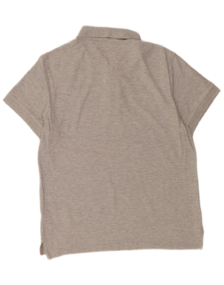 Polo Nike Hombre De Algodón Moteado Gris Medio