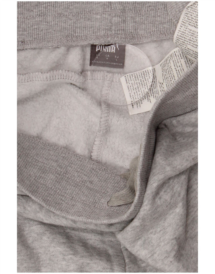 Puma Pantalones De Chándal Para Hombre Joggers Large Gris Moteado Poliéster