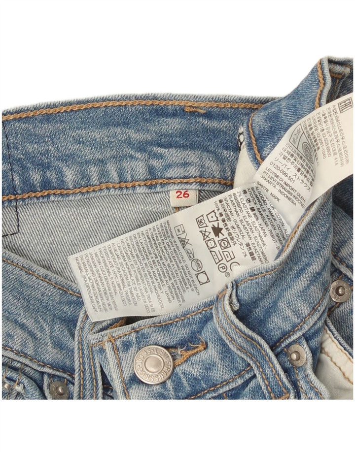Shorts Vaqueros Levi's Mujer W26 Small Azul Algodón