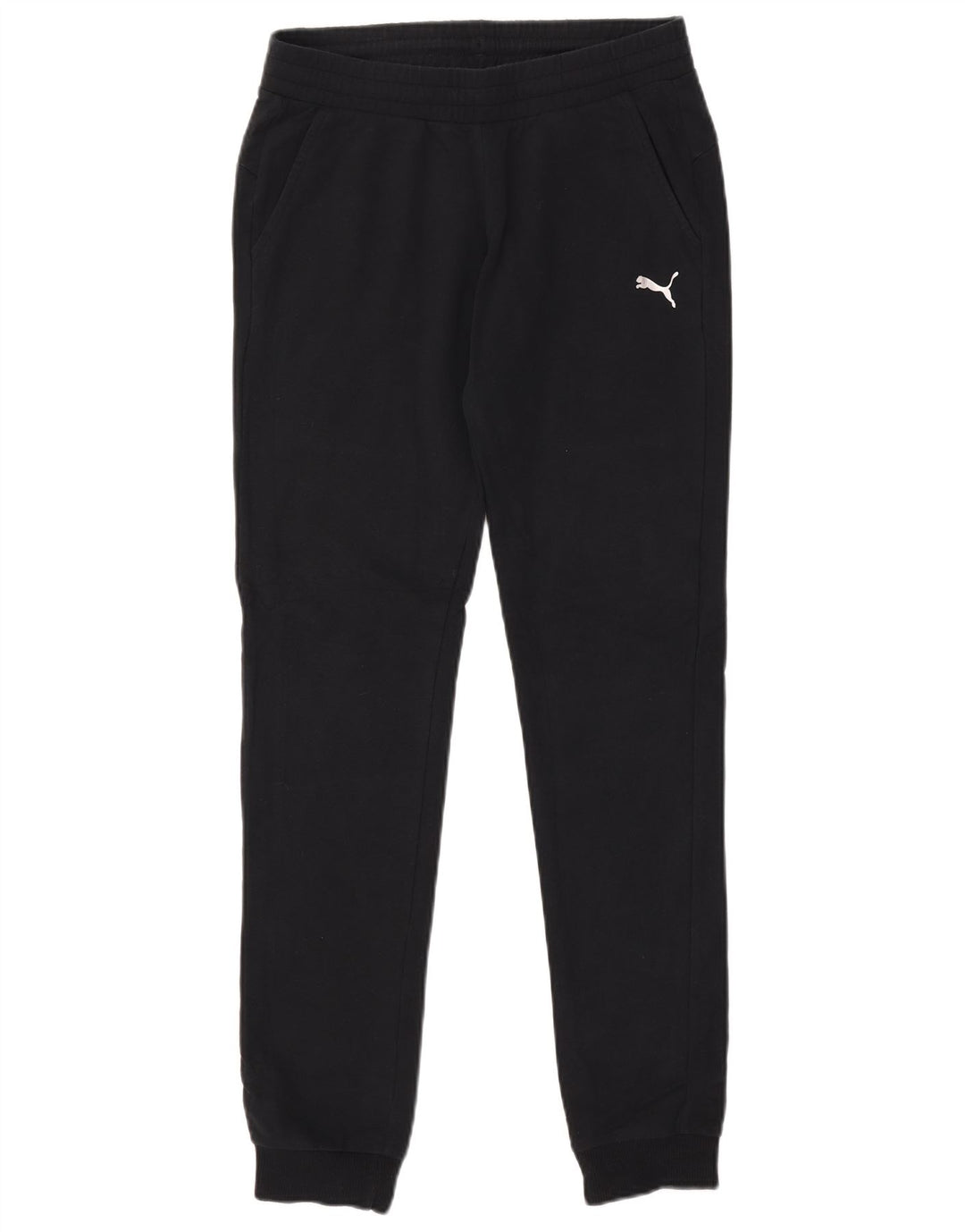 Puma Mujer Chándal Pantalones Joggers UK 10 Small Negro