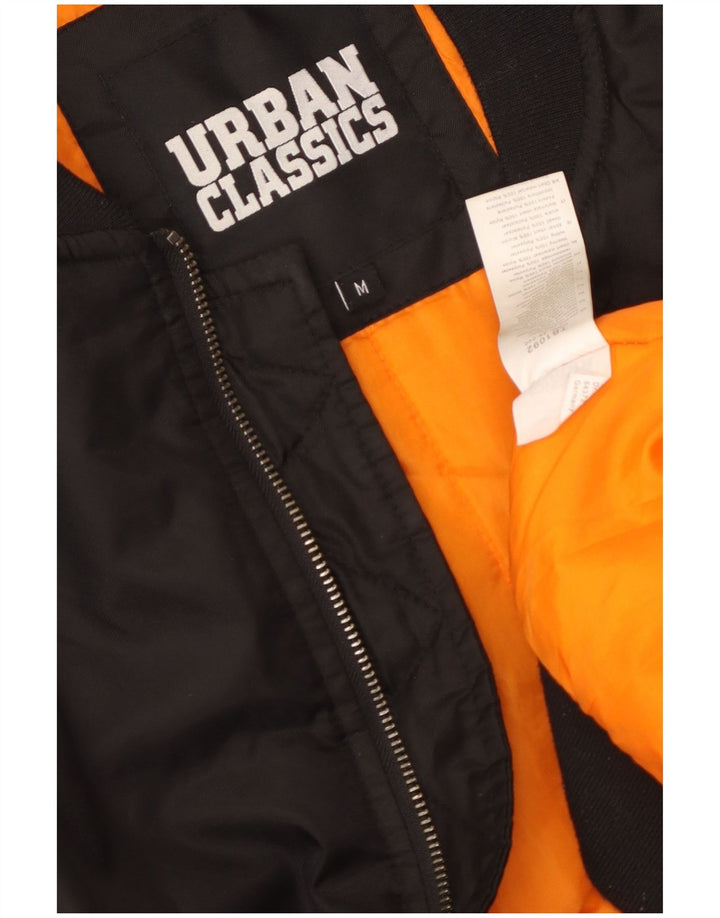 Abrigo cortavientos para mujer Urban Classics UK 44 Medium Black Nylon