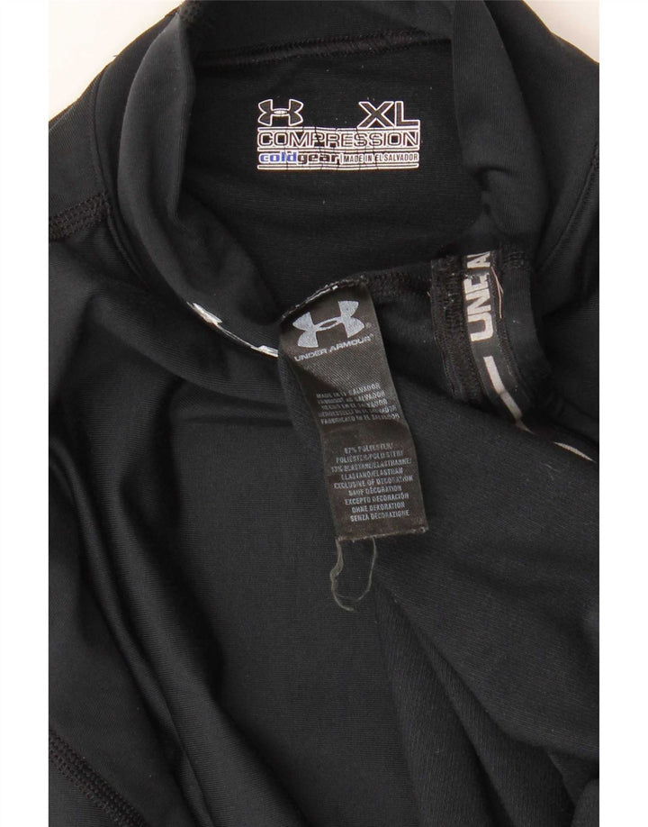 Under Armour Camiseta Cold Gear para hombre de manga larga XL Poliéster negro