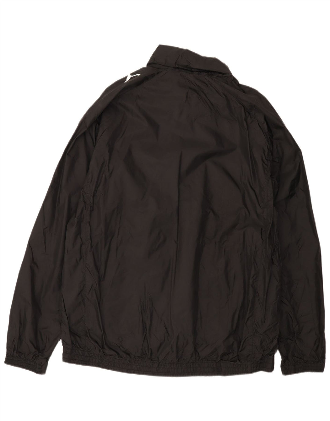 Puma Chaqueta impermeable para hombre UK 42 XL Negro Colorblock Nylon